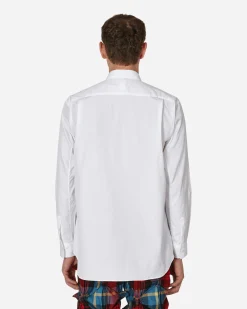 Comme Des Garçons Shirt Shirts^Invader Poplin Shirt White