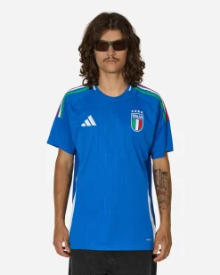 adidas T-Shirts^Italy 24 Home Jersey Blue