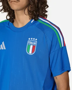 adidas T-Shirts^Italy 24 Home Jersey Blue