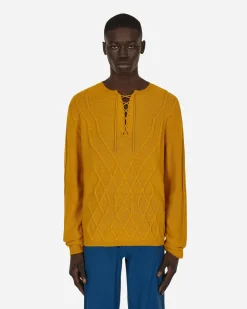 Kiko Kostadinov Knitwear^Itten Cable Knit Yellow