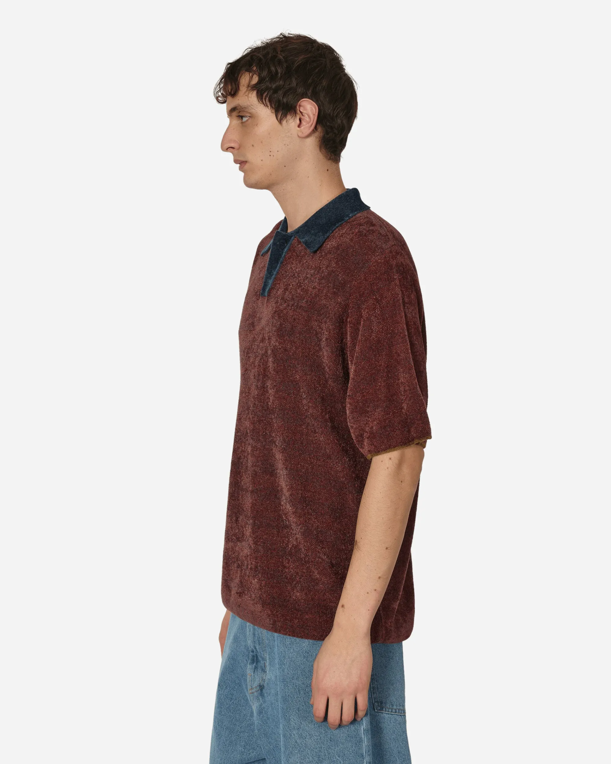 AMOMENTO T-Shirts^Jacquard Collar Knit Polo Multicolor