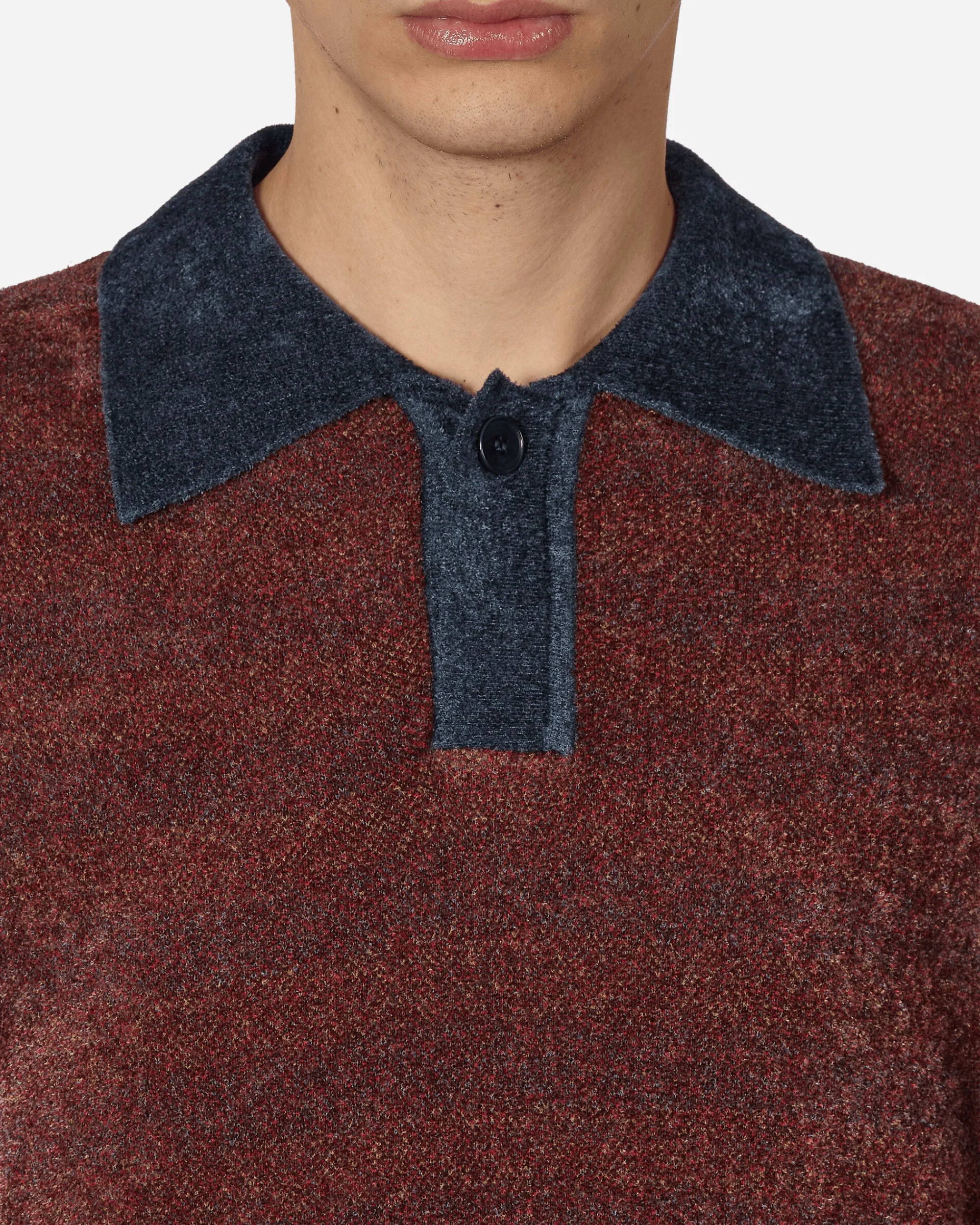 AMOMENTO T-Shirts^Jacquard Collar Knit Polo Multicolor