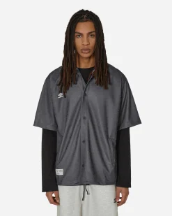 Umbro Shirts^Jacquard Shirt Dark Shadow