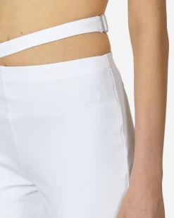 Nike Pants^JACQUEMUS Asymmetrical Pants White