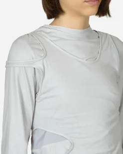 Mainline:RUS/Fr.CA/DE T-Shirts^Julien Longsleeve Top Light Grey