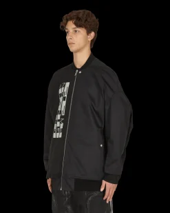 Rick Owens Drkshdw Coats And Jackets^Jumbo Flight Bomber Jacket Black