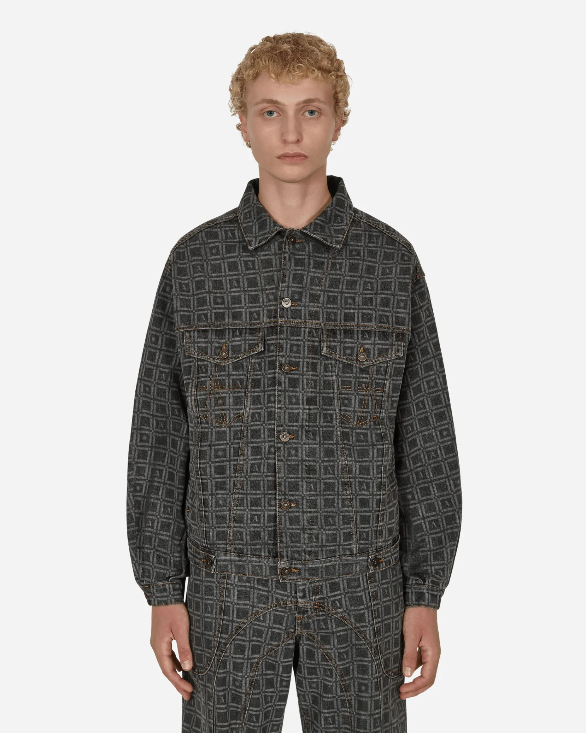 Ahluwalia Coats And Jackets^Kalonji Denim Jacket Grey