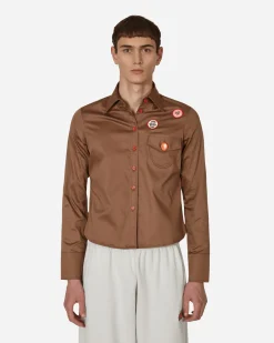 Cormio Shirts^Katy Longsleeve Shirt Brown