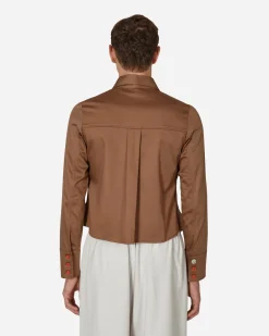 Cormio Shirts^Katy Longsleeve Shirt Brown