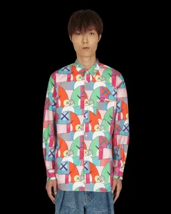 Comme Des Garçons Shirt Shirts^KAWS Classic Shirt Multicolor