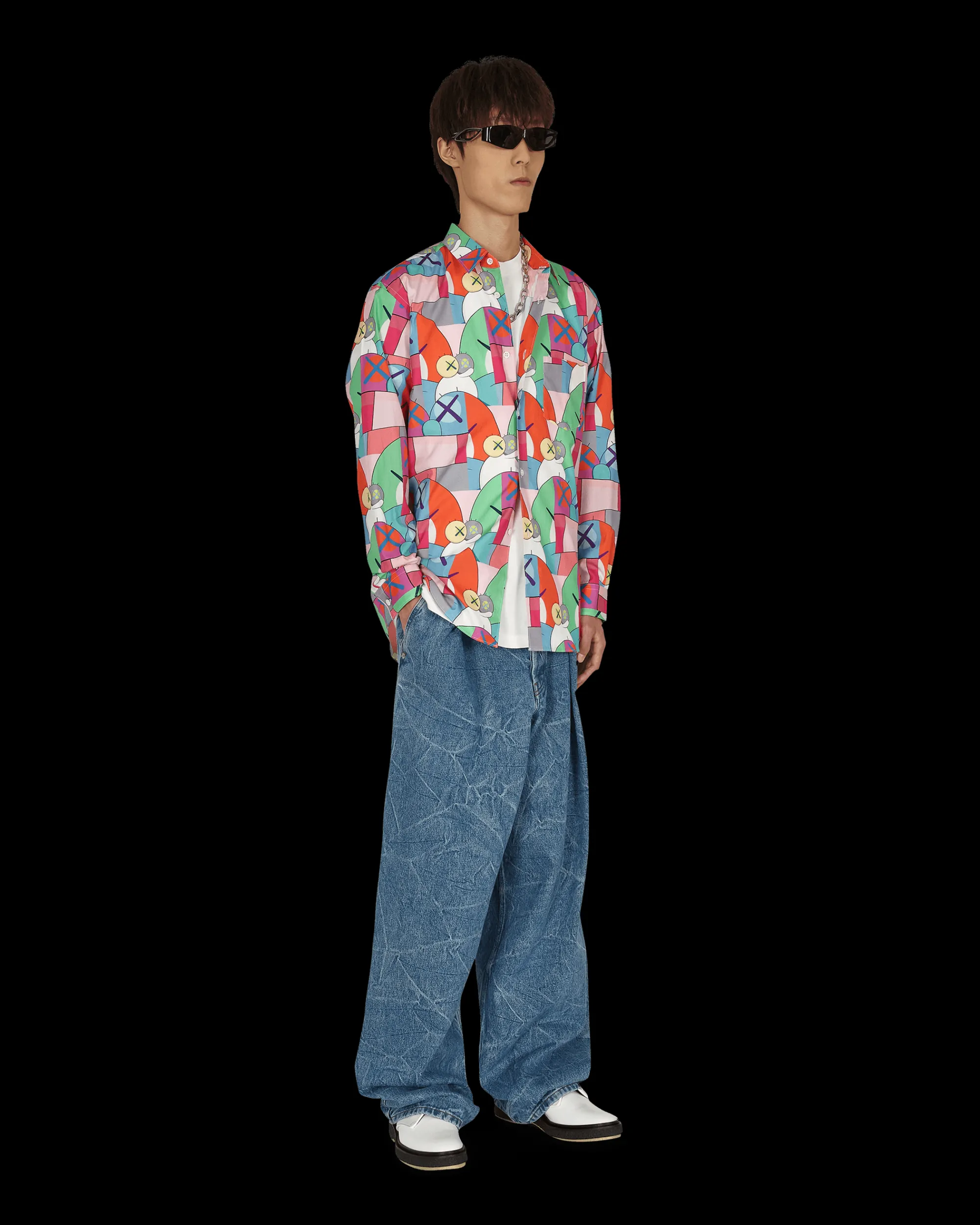Comme Des Garçons Shirt Shirts^KAWS Classic Shirt Multicolor