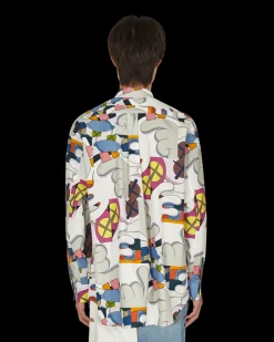 Comme Des Garçons Shirt Shirts^KAWS Classic Shirt With Overlay Multicolor