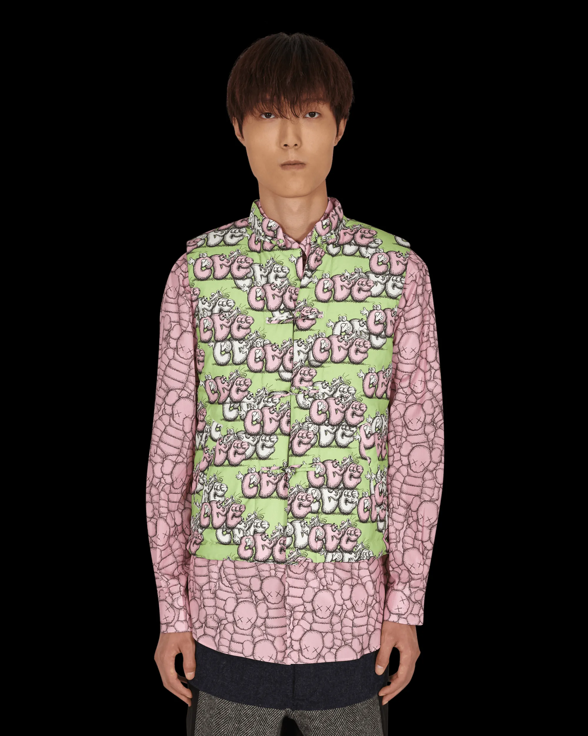 Comme Des Garçons Shirt Coats And Jackets^KAWS Padded Vest Multicolor