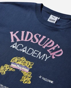 Puma T-Shirts^Kidsuper Graphic T-Shirt Club Navy