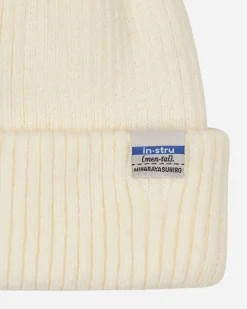 in・stru(men-tal) Hats|Hats^Knit Beanie White