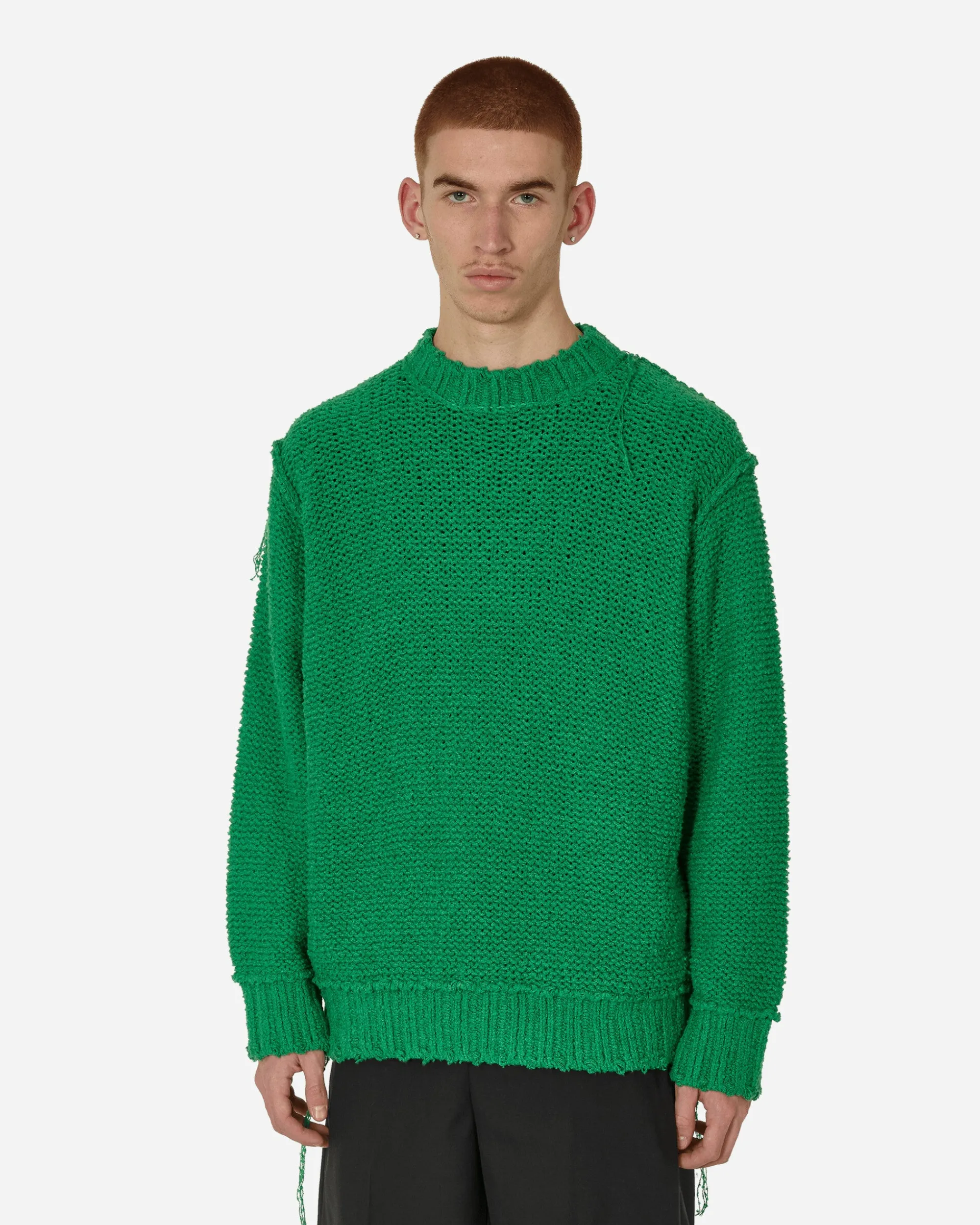 sacai Knitwear^Knit Pullover Green