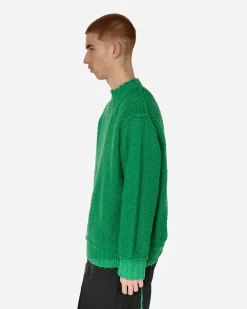 sacai Knitwear^Knit Pullover Green