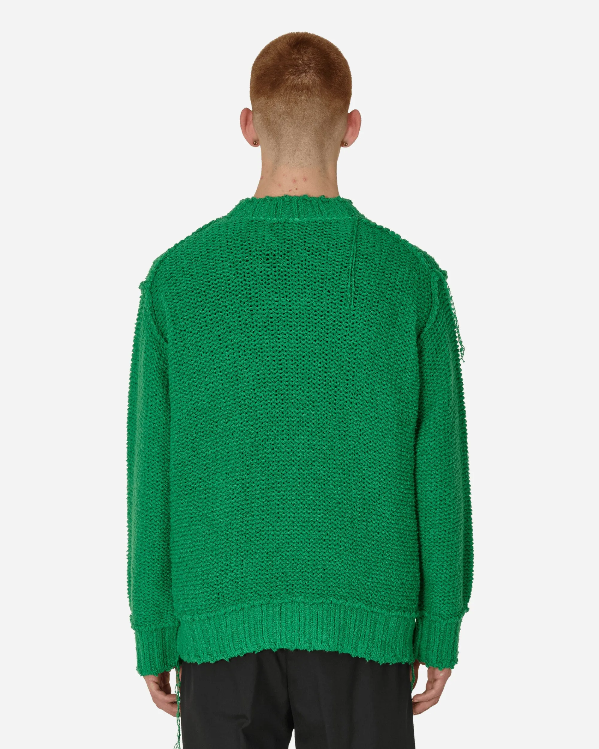 sacai Knitwear^Knit Pullover Green