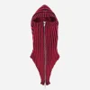 Lueder Hats|Hats^Knitted Zip Balaclava Groppo Red