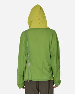 Kiko Kostadinov Sweatshirts^Knox Mesh Hoodie Lime / Lilac / Emerald