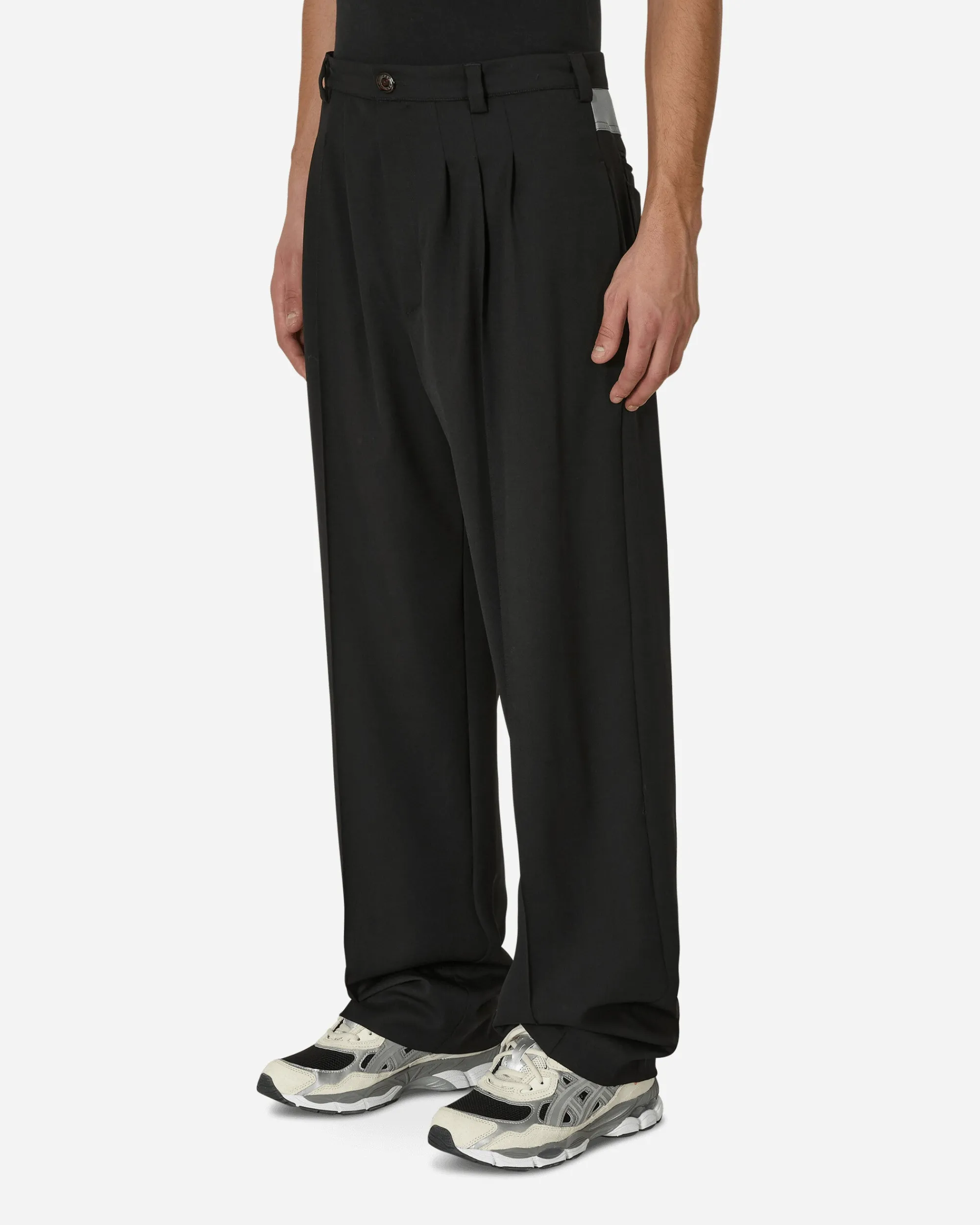 Kiko Kostadinov Pants^Kreuk Tailored Trousers Crow Black