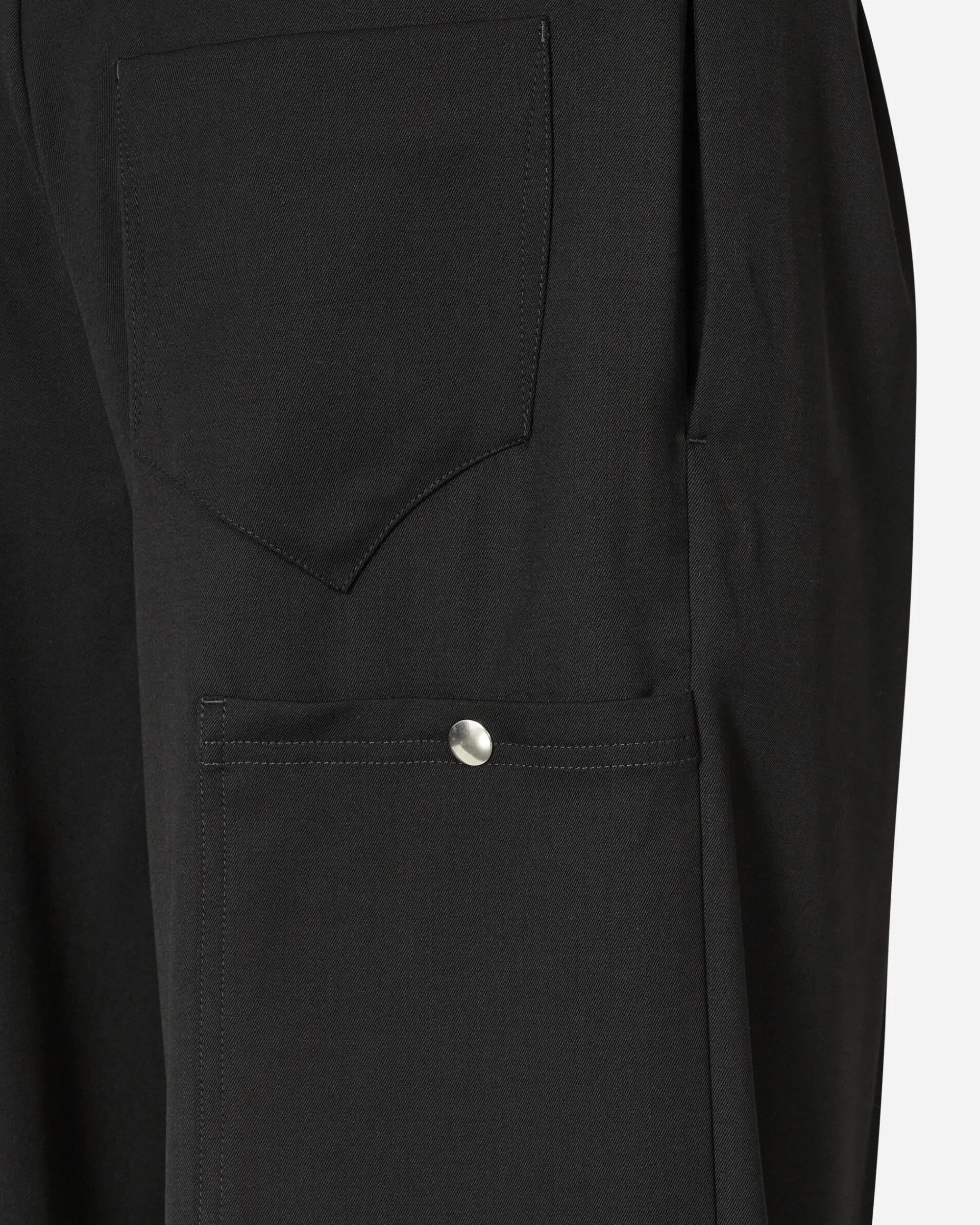 Kiko Kostadinov Pants^Kreuk Tailored Trousers Crow Black