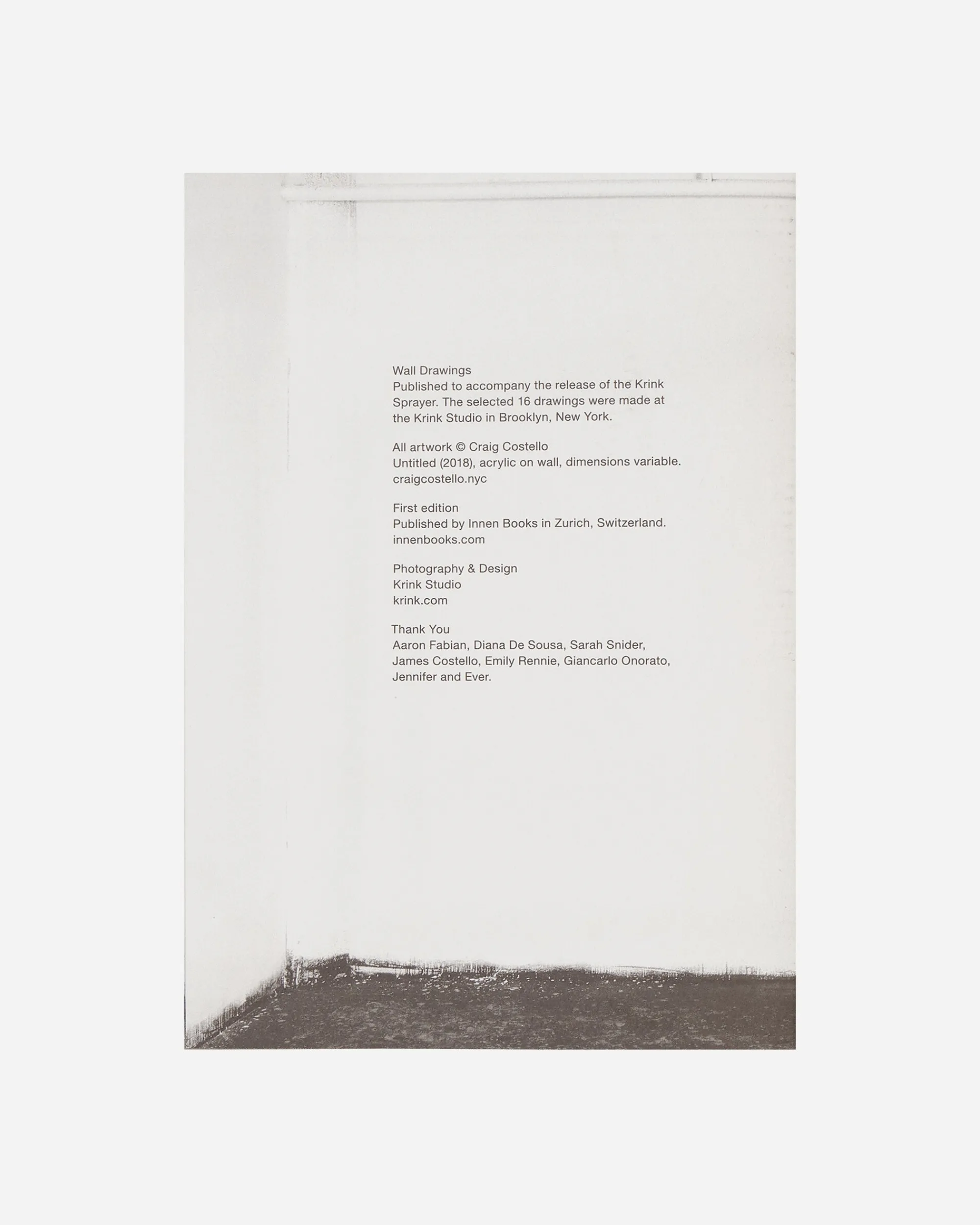 Innen Publishing Magazines^Krink: Wall Drawings Zine
