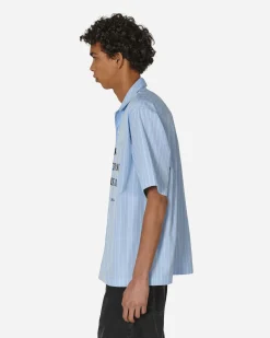 OAMC Shirts^Kurt Stripes Shirt Light Blue