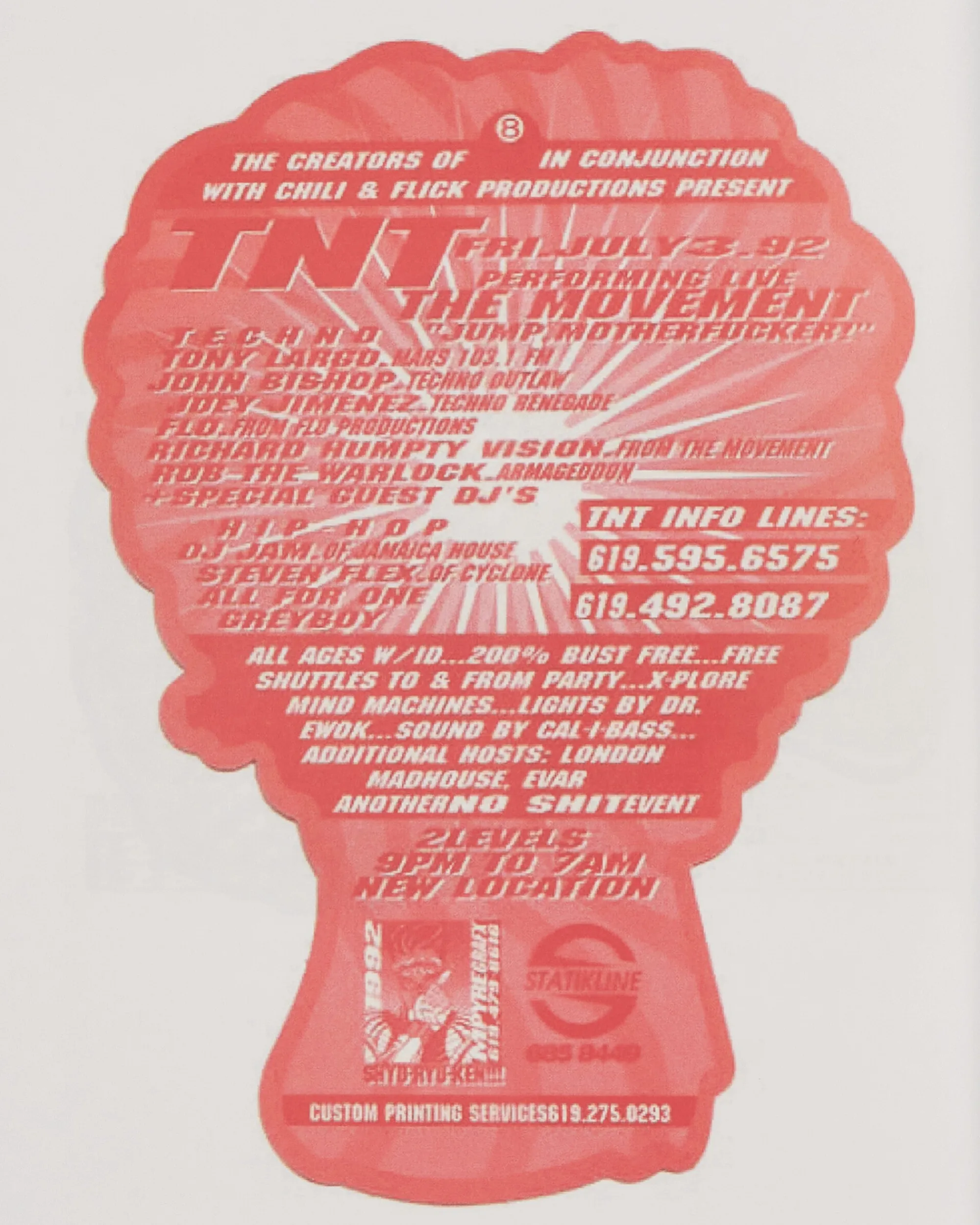 Sprint Magazines Magazines^L.A. Rave Flyers 1991-1994 Zine
