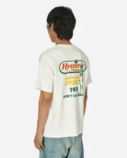 Hysteric Glamour T-Shirts^Ladyland Studio T-Shirt Dirty White