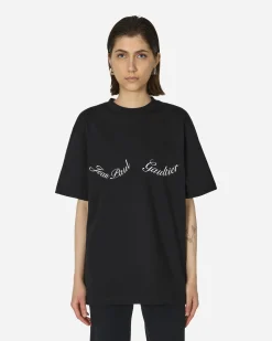 Jean Paul Gaultier T-Shirts^Large Logo T-Shirt Black