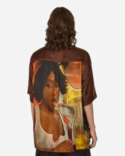 Ahluwalia Shirts^Lateo Shirt Brown