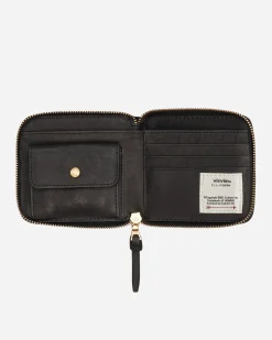 visvim Wallets And Cardholders|Wallets And Cardholders^Leather Bi-Fold Wallet Black