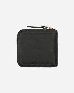 visvim Wallets And Cardholders|Wallets And Cardholders^Leather Bi-Fold Wallet Black