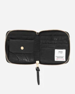 visvim Wallets And Cardholders|Wallets And Cardholders^Leather Bi-Fold Wallet Black