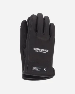 Neighborhood Gloves And Scarves|Gloves And Scarves^Leather Boa Gloves Black