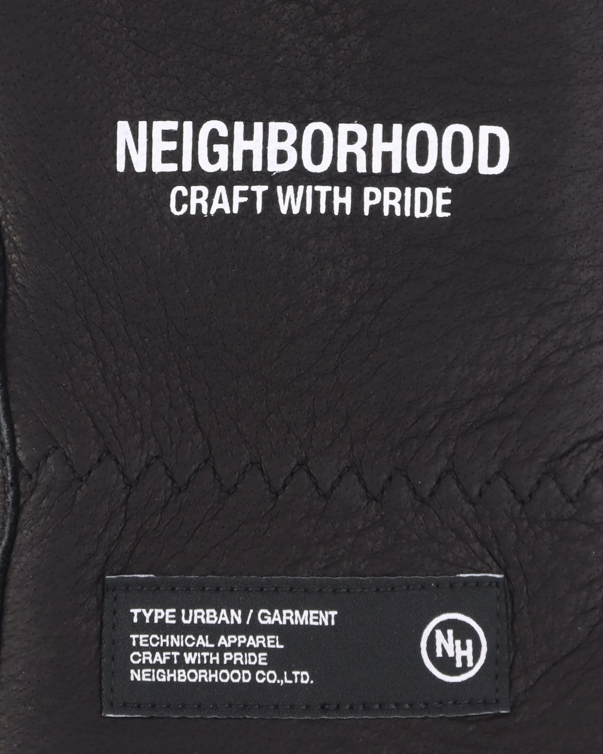 Neighborhood Gloves And Scarves|Gloves And Scarves^Leather Boa Gloves Black