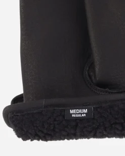 Neighborhood Gloves And Scarves|Gloves And Scarves^Leather Boa Gloves Black