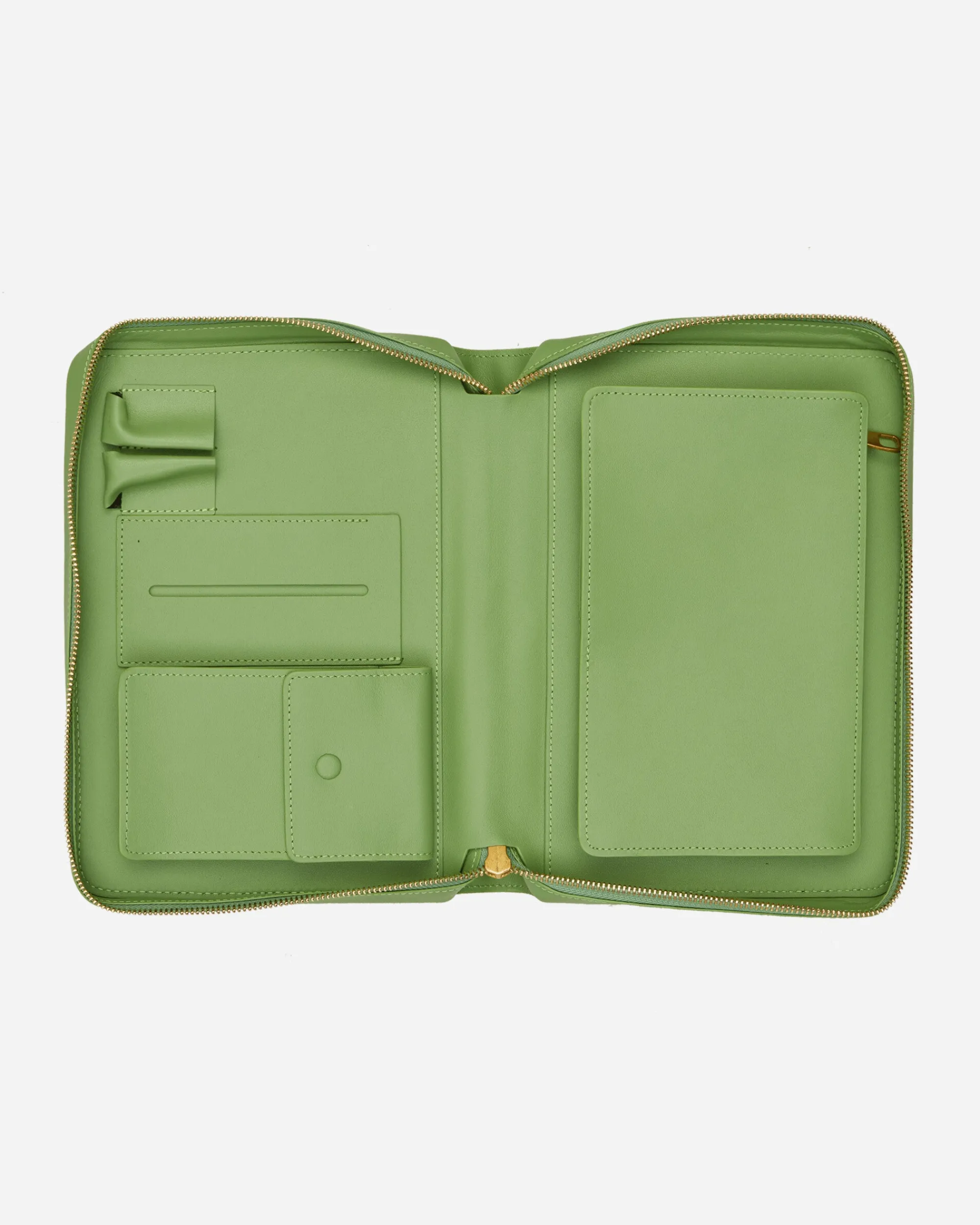 Mister Green Bags And Backpacks|Bags And Backpacks^Leather Ceremony Case Green