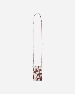 Dries Van Noten Tech And Audio^Leather iPhone Case Red