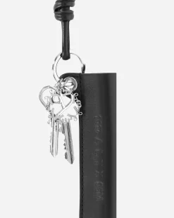 1017 ALYX 9SM Jewellery|Jewellery^Leather Keychain Black