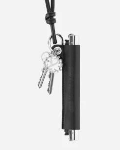 1017 ALYX 9SM Jewellery|Jewellery^Leather Keychain Black