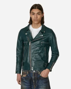 Undercover Coats And Jackets^Leather Rider Jacket Green