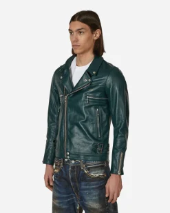 Undercover Coats And Jackets^Leather Rider Jacket Green