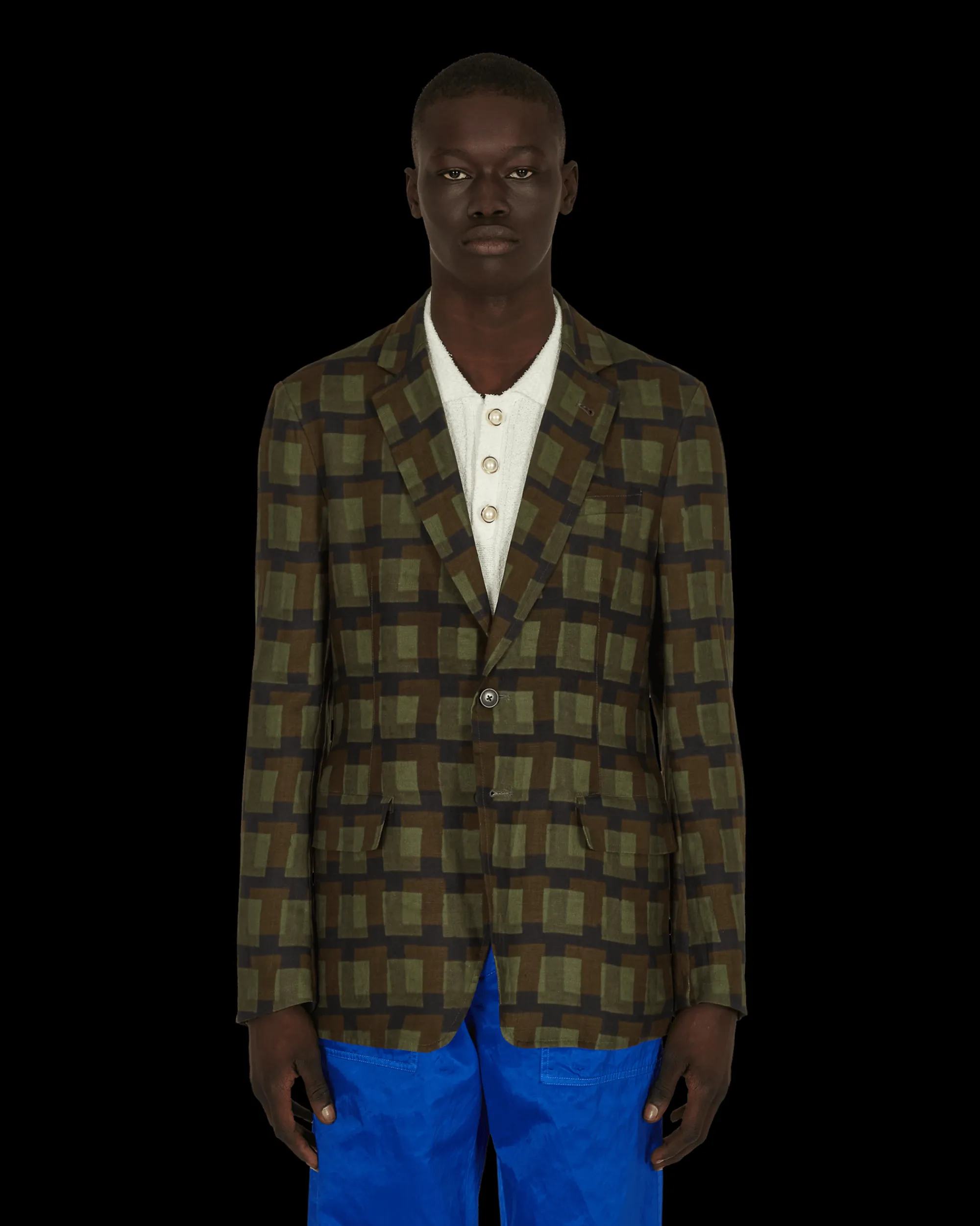 Dries Van Noten Coats And Jackets^Len Lye Boxing Blazer Green