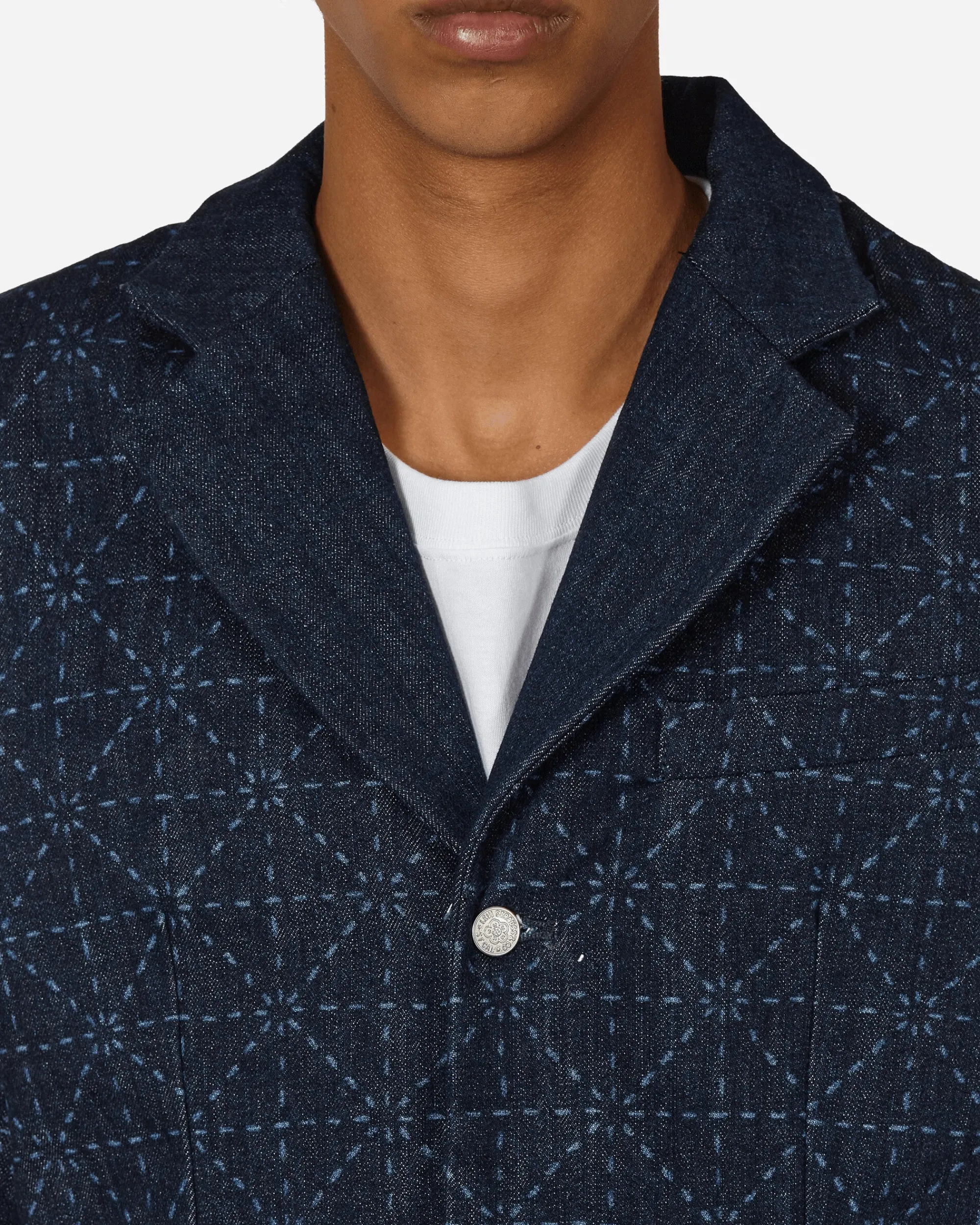 KENZO Paris Coats And Jackets^Levi’s® Printed Denim Blazer Rinse Blue