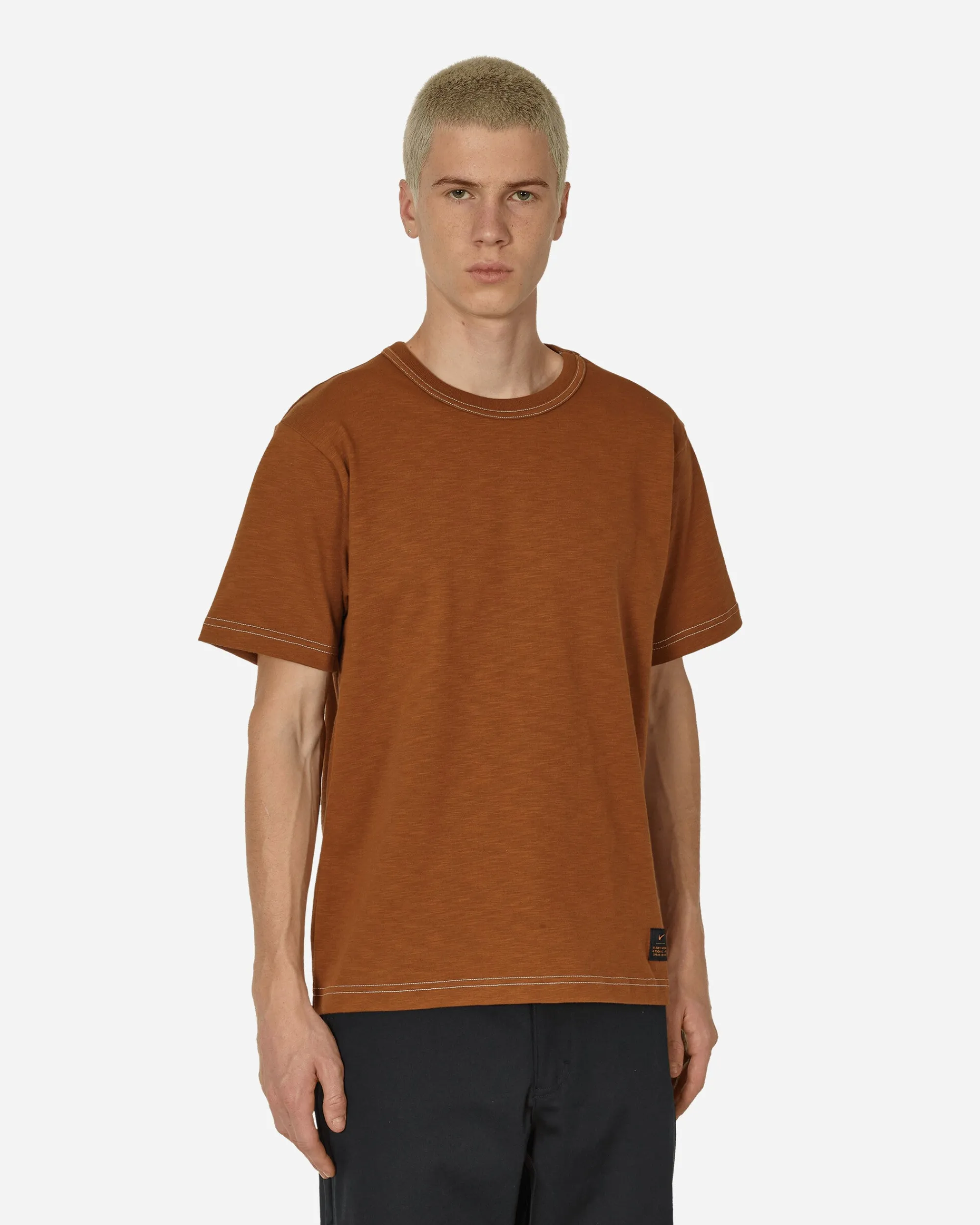Nike T-Shirts^Life Shortsleeve Knit Top Light British Tan