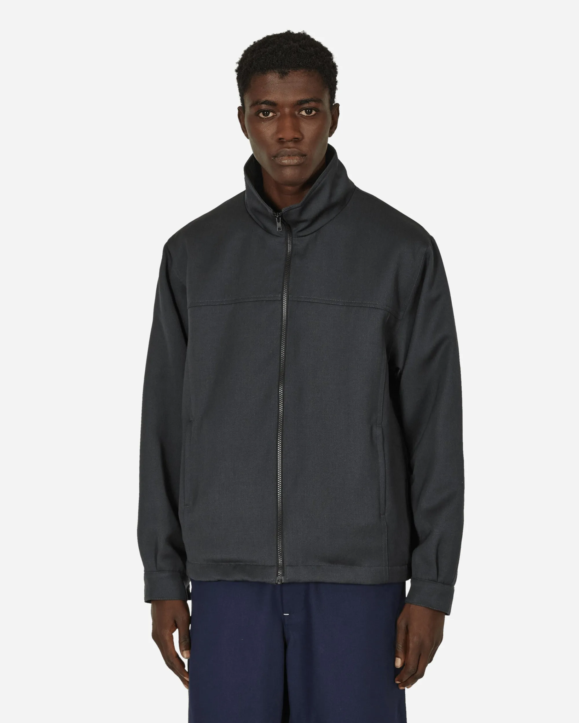 GR10K Coats And Jackets^Lined Polartec® Wool Jacket Coal Grey