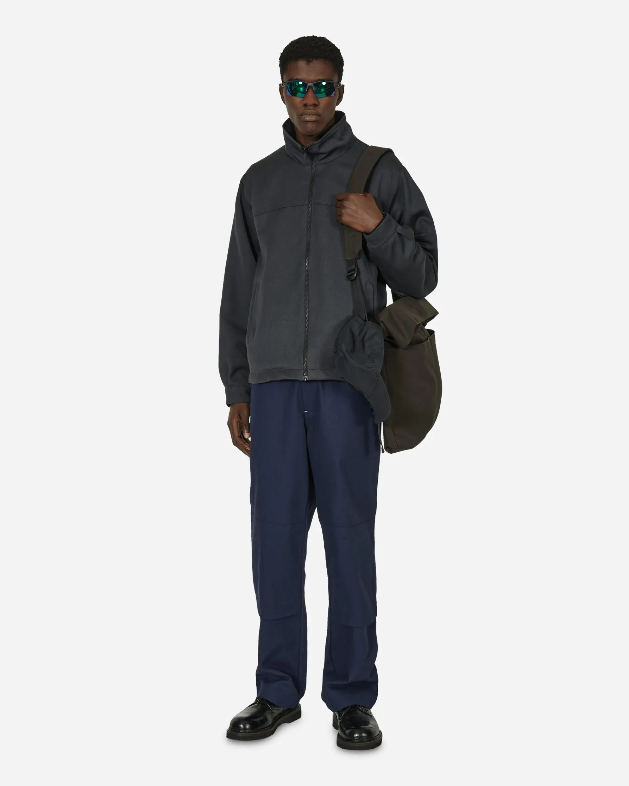 GR10K Coats And Jackets^Lined Polartec® Wool Jacket Coal Grey