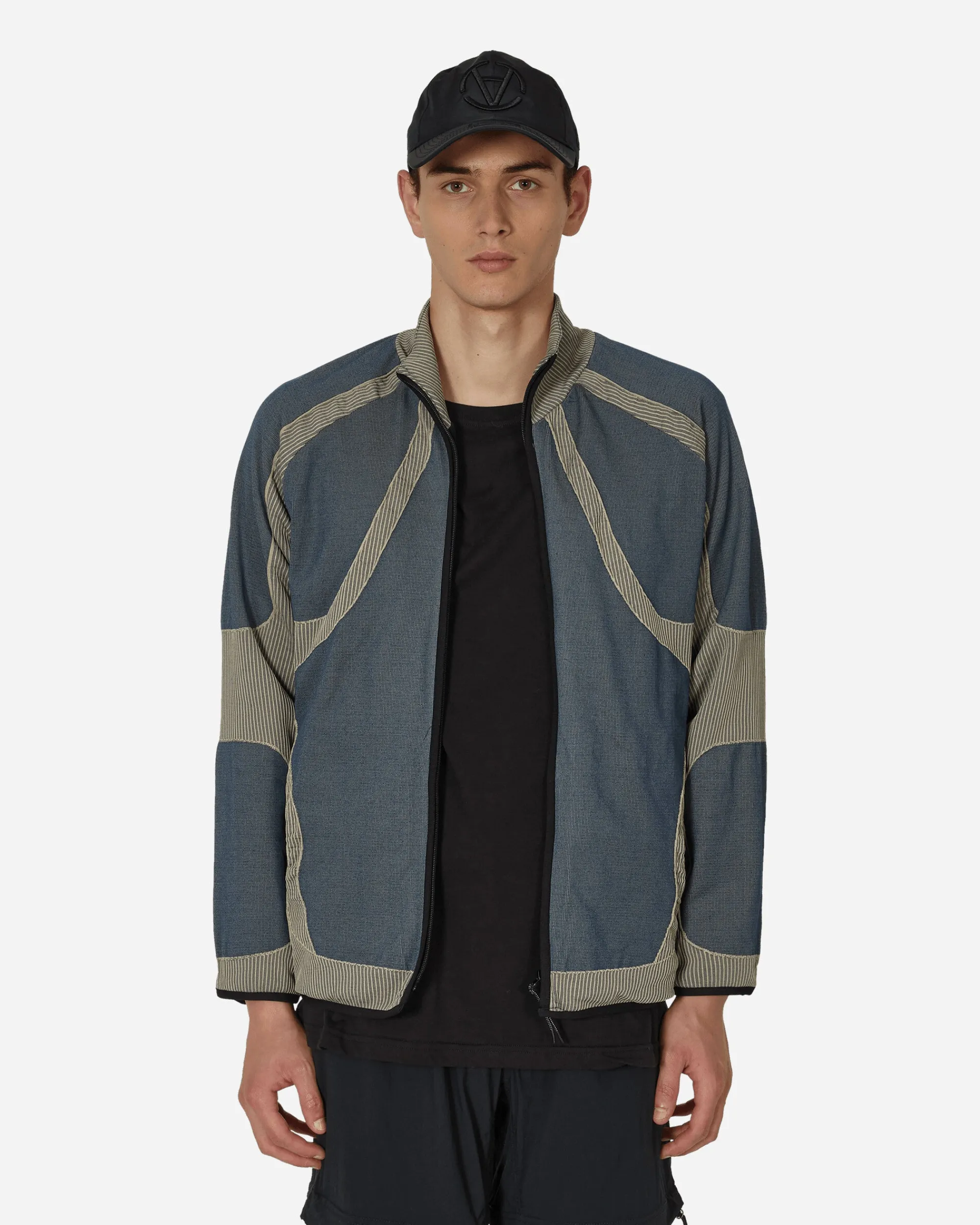 _J.L-A.L_ Sweatshirts^Liquid Track Top Blue / Grey